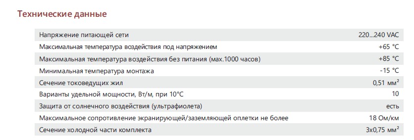 Extherm Extherm HXTM kit 10m Саморегулирующийся кабель в трубу, 10Вт/м, 10,0 м