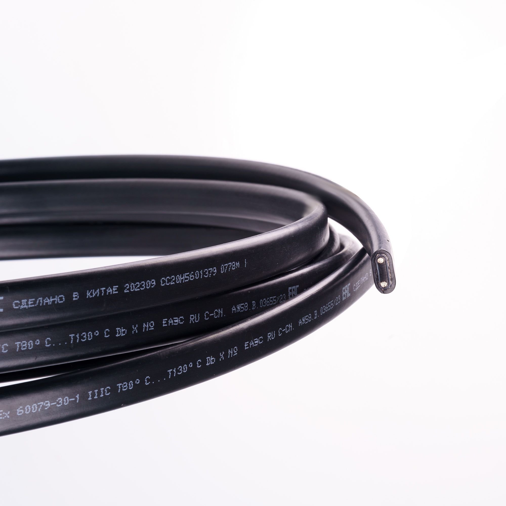 Extherm Extherm EPL-2CR Кабель нагревательный саморегулирующийся 80 Вт/м при 0°С в бетоне EPL-2CR (открытые площадки, подъездные пути, тротуары) , термопласт