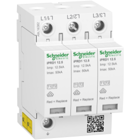 Ограничитель перенапряжения (УЗИП) iPRD1 12.5r 3P 50kA КЛАСС 1+2 с картриджем Schneider Electric, A9L16382