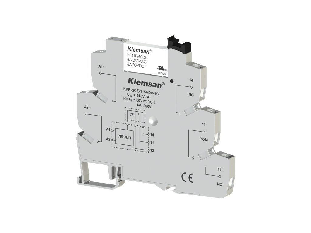 KPR-SCE-115VDC-1C Интерфейсное реле 6A Klemsan, 270844