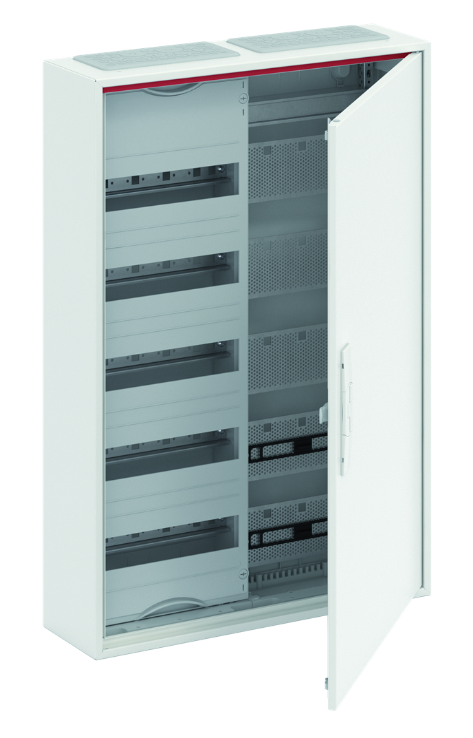 CA25VM Шкаф 60М навесной с медиапанелями IP44, 800x550x160 с расст. между DIN-рейками 125 мм и самозажимными клеммами N/PE CA25VM ABB