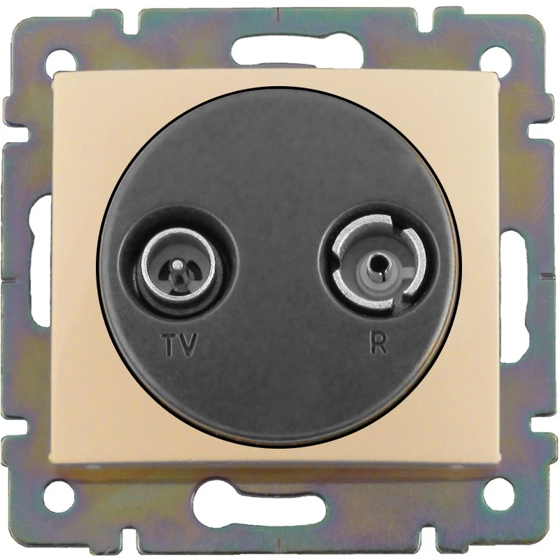 Розетка TV+FM оконечная (слоновая кость) Valena Legrand, 774333