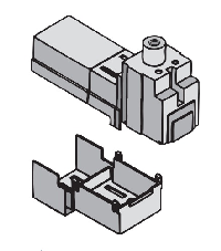 OZXB5K Клеммная крышка на один полюс для зажимов OZXB7, 7L (1уп.-3шт) ABB, 1SCA022283R8040