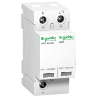 iPRD 40 Ограничитель перенапряжения 1Р+N, тип 2, 40kA, 350В Schneider Electric, A9L40500