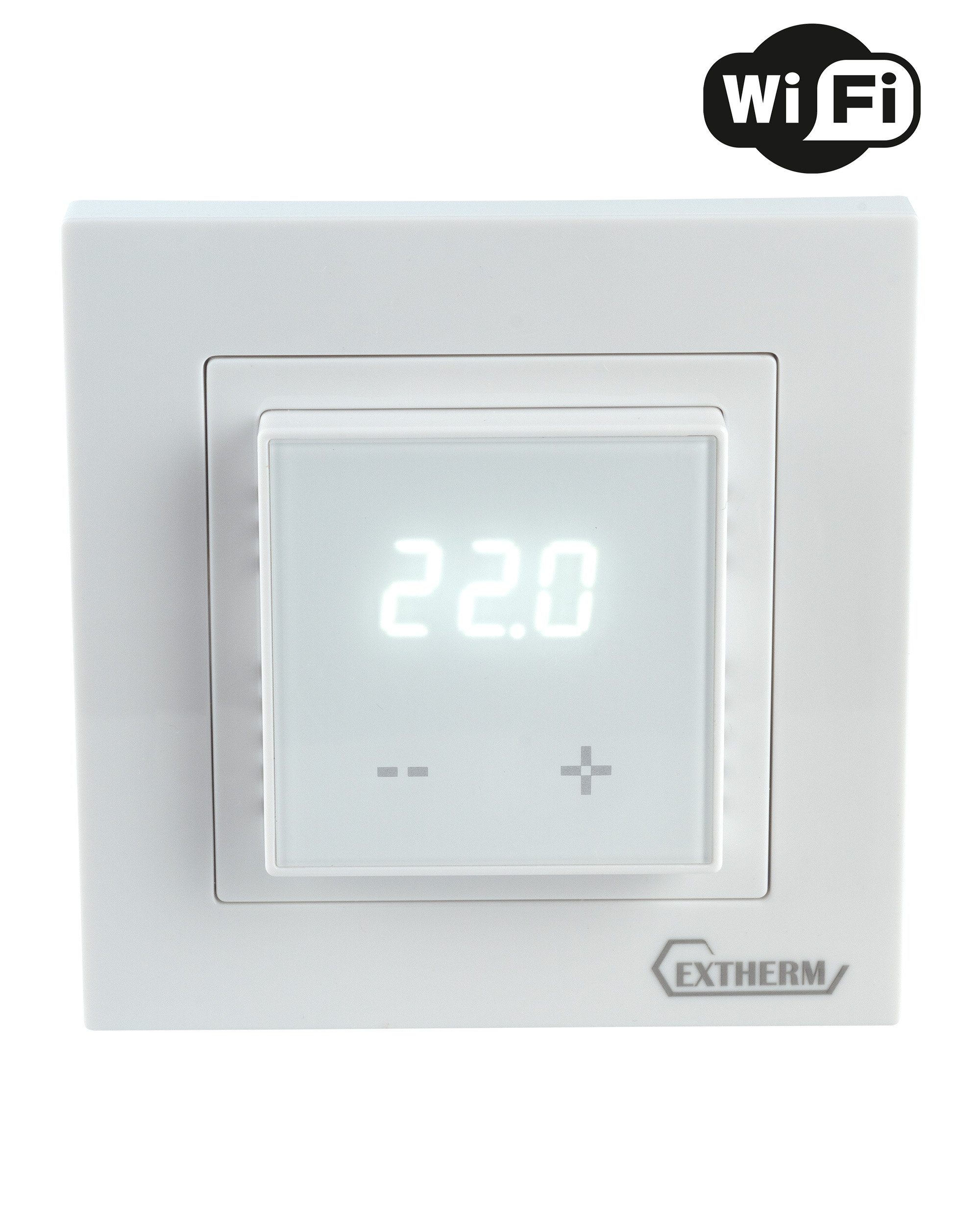Extherm ET-44-W Программируемый термостат/сенсорный экран/Белый