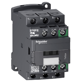 Контактор 3-х полюсный 12A 48-130В AC/DC Schneider Electric, LC1D12EHE