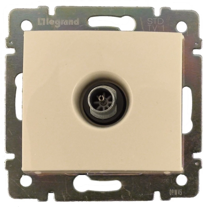 Розетка TV (простая) Valena (слоновая кость)  Legrand, 774329