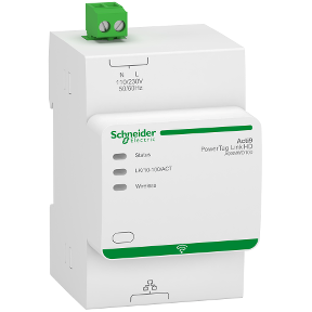 снят с заменой на PAS600 Интерфейс Ethernet (Modbus TCP/IP) до 100 беспроводных датчиков Schneider Electric