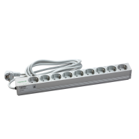 Розет блок 9 поз 19" 220в 16а, vde Schneider Electric, NSYAPU19S9
