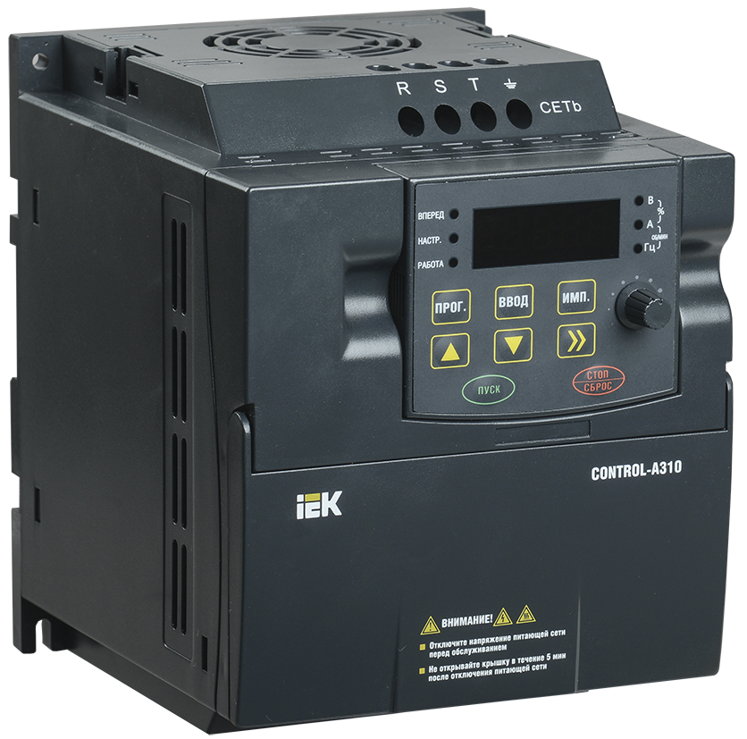 Преобразователь частоты CONTROL-A310 380В, 3 фазы 1,5 kW 3,7A ИЭК, CNT-A310D33V015TEZ