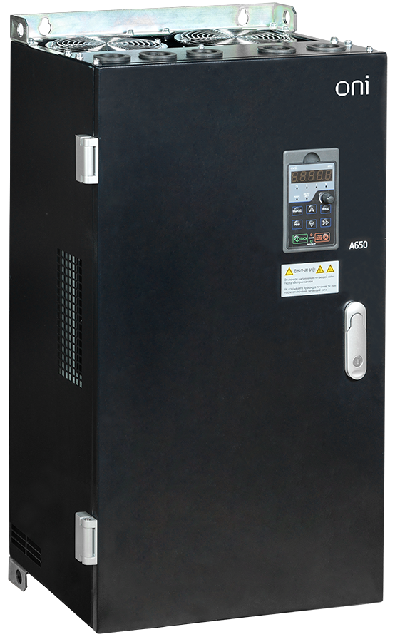 Преобразователь частоты A650 380В, 3 фазы 110kW 210А ONI, A650-33E110R