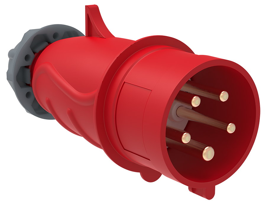 ССИ-015 Вилка переносная 16А-6ч/200/346-240/415В 3Р+РЕ+N IP44 MAGNUM ИЭК, PSN02-016-5