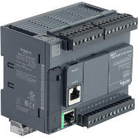 Компактный базовый блок m221-24io транзист источник ethernet Schneider Electric, TM221CE24T