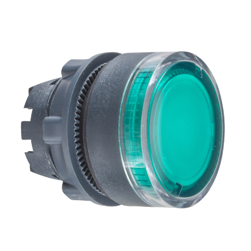 Головка зеленой кнопки 22 мм с подсветкой Schneider Electric, ZB5AW33
