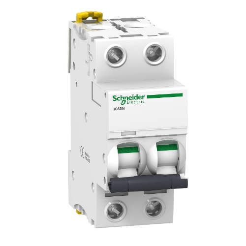 iC60N 2P 25А Автоматический выключатель 2-полюсный, 25А, 6кА (хар-ка C) Schneider Electric, A9F74225