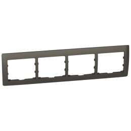 Рамка 4 поста горизонтальная (dark bronze) Galea Life Legrand, 771204