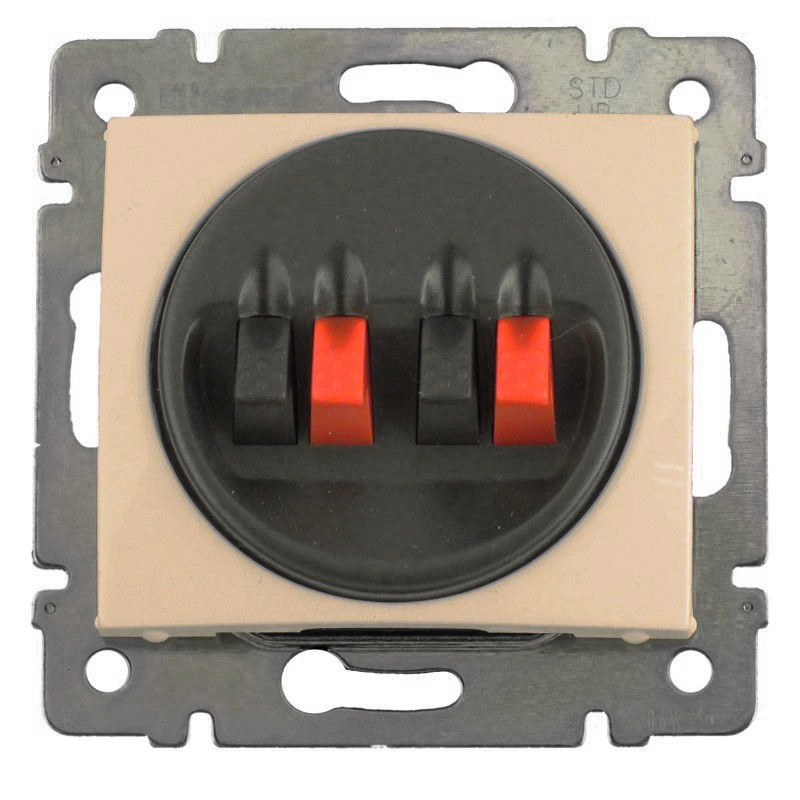 Розетка для колонок 2-ая Valena (слоновая кость)  Legrand, 774324