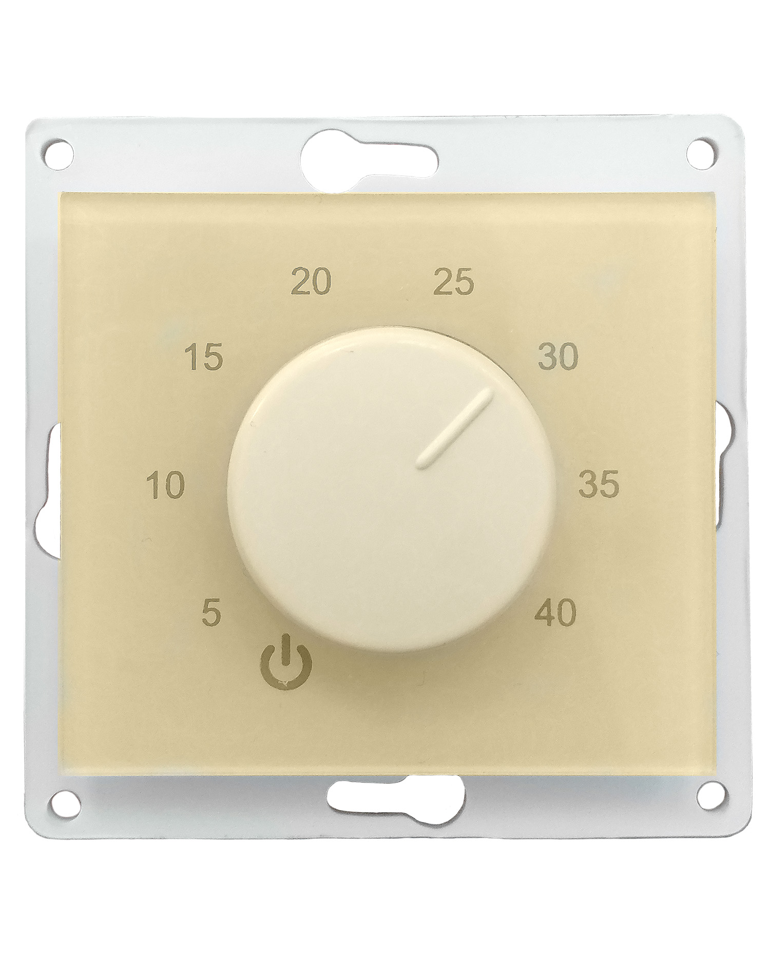 Extherm Th-HF-G-B Механический термостат под рамку Schneider Electric Glossa (БЕЖЕВЫЙ)