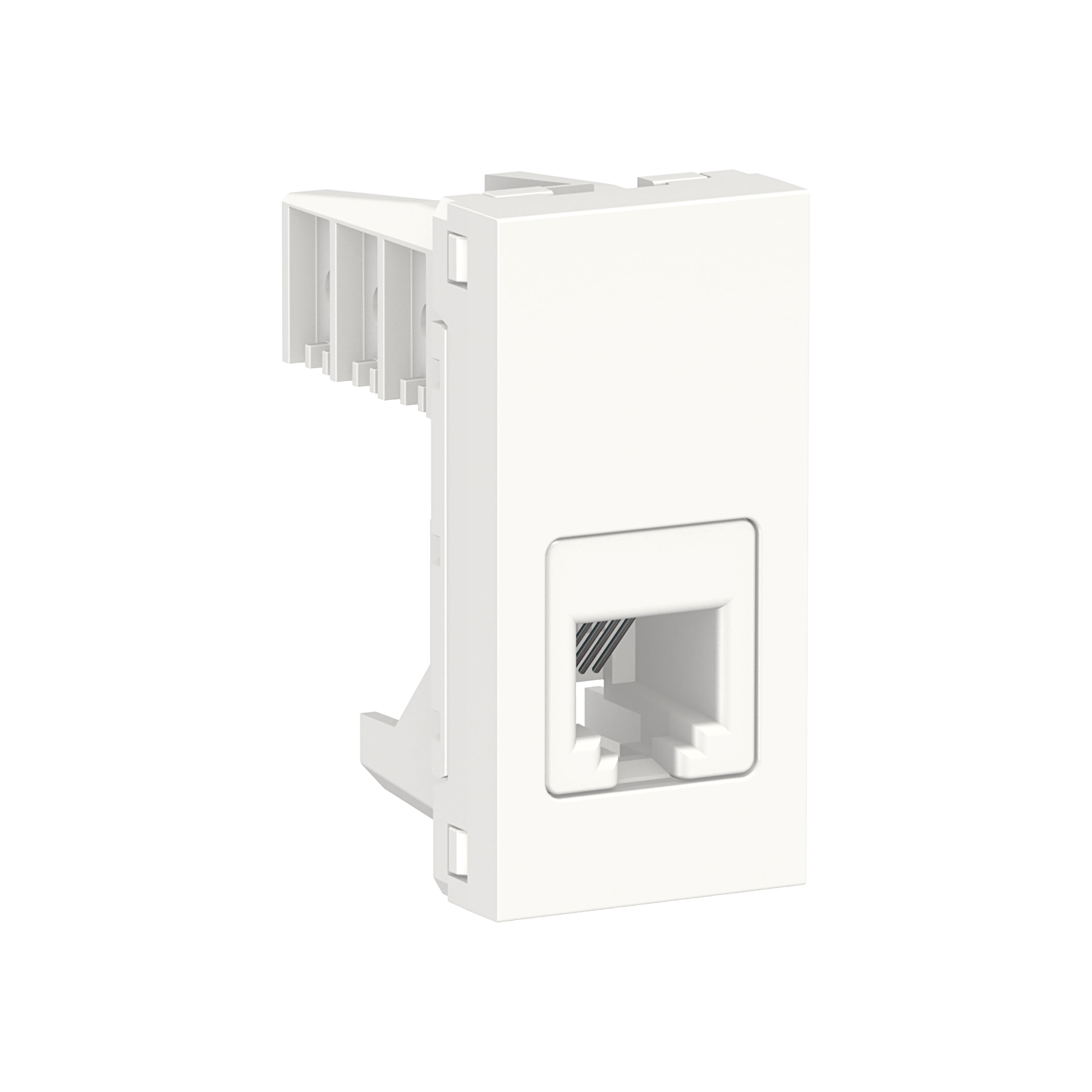Розетка телефонная, RJ12, одиночная, 1 модуль (белый) Unica Modular Schneider Electric, NU349118