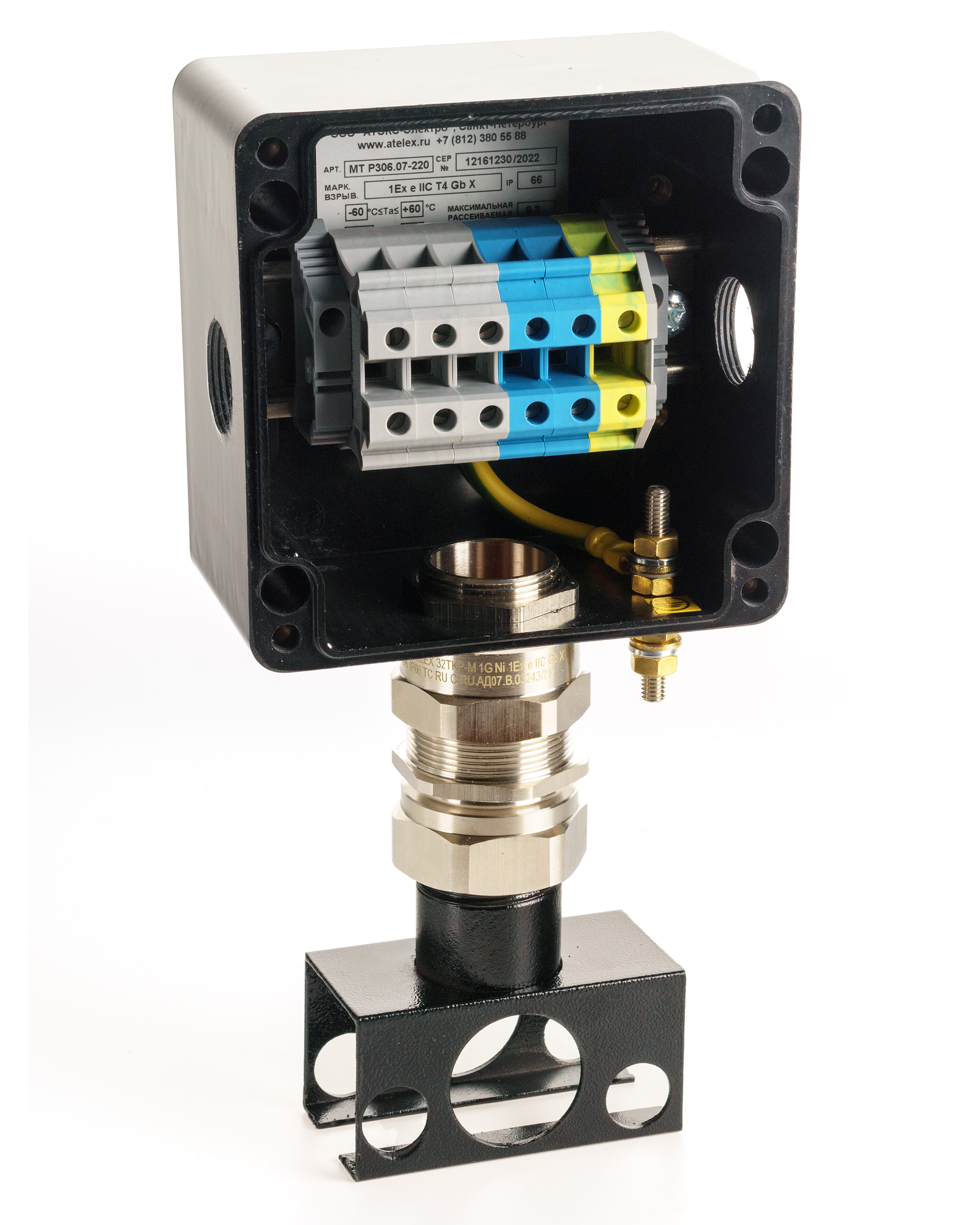 Extherm SBORKA 2PМ/3D Коробка проходная на опоре для подключения от 1 до 3 нагревательных кабелей