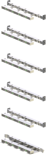 Шинодержатель верт.DBB 2000A для XR Н8 ABB, PVH20VM6