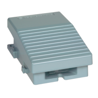 педал.выключ., 1нз+1но,защ.от пыли, мет. Schneider Electric, XPEM110EX