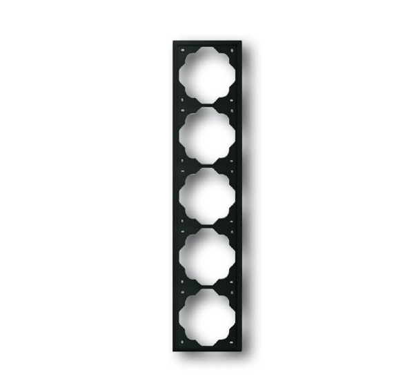 1725-775 Рамка 5-постовая (чёрный бархат) impuls ABB, 2CKA001754A4428