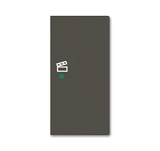 SRS-2-R-95 Клавиша двойная правая free@home, сцена, Basic 55, ch?teau-black ABB, 2CKA006220A0698