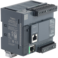 Компактный базовый блок m221-16io транзист источник ethernet Schneider Electric, TM221CE16T