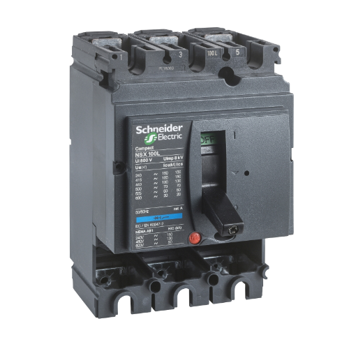 429014 NSX100B Коммутационный блок 3-полюсный 25kA Schneider Electric, LV429014