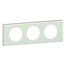 Рамка 3 поста (смальта белая глина) Celiane Legrand, 069313