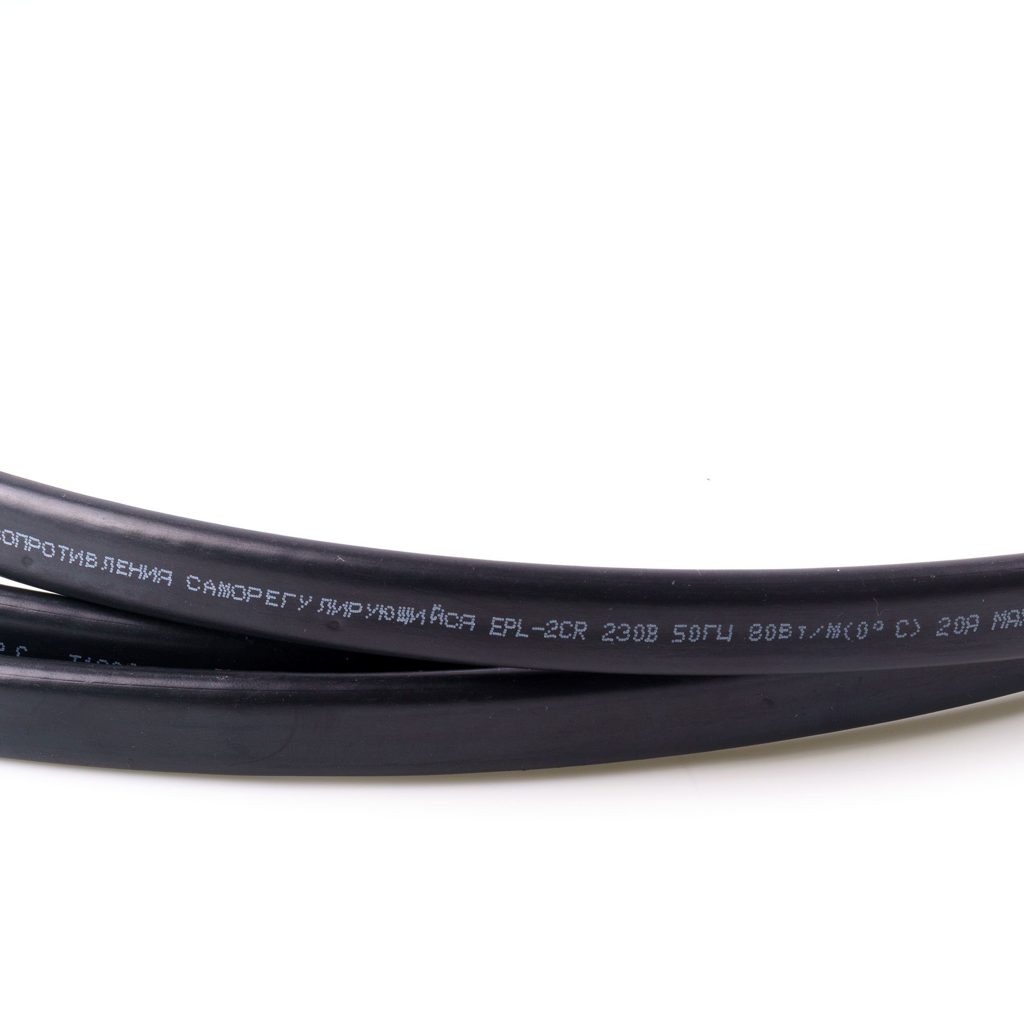 Extherm Extherm EPL-2CR Кабель нагревательный саморегулирующийся 80 Вт/м при 0°С в бетоне EPL-2CR (открытые площадки, подъездные пути, тротуары) , термопласт