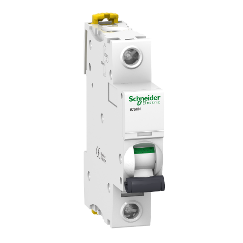iC60N 1P 40А Автоматический выключатель 1-полюсный, 40А, 6кА (хар-ка C) Schneider Electric, A9F74140