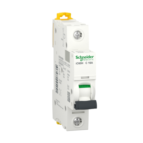 iC60H 1P 16А Автоматический выключатель 1-полюсный, 16А, 10кА (хар-ка C) Schneider Electric, A9F84116