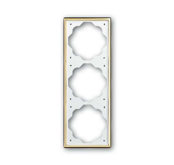 1723-73 Рамка 3-постовая (золото) impuls ABB, 2CKA001754A3591
