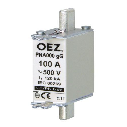 PNA000 25A gG Плавкая вставка 25А, размер 000, тип gG, 250В DC-500В AC OEZ, 40481