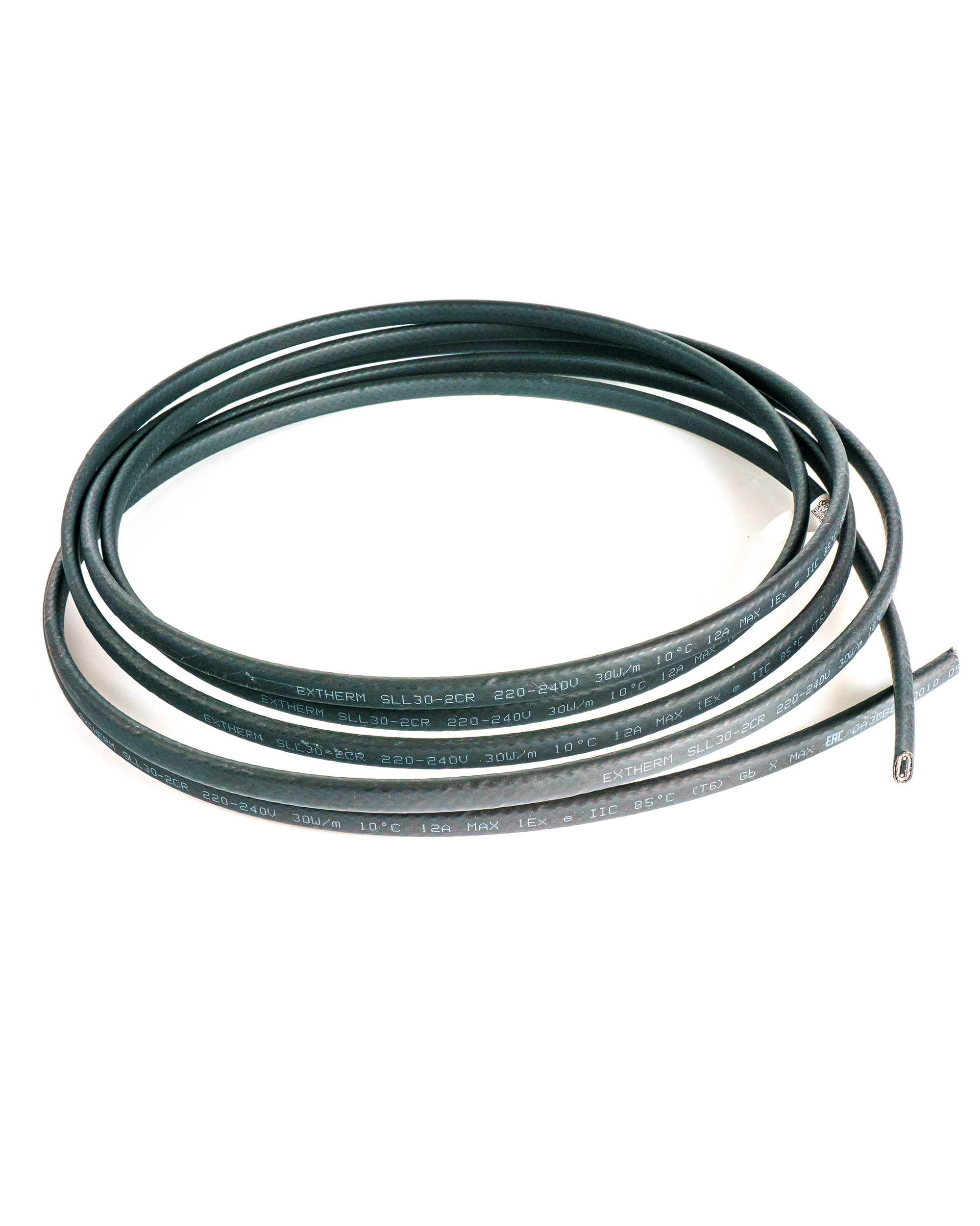 Extherm Extherm SXLL40-2CR Саморегулирующийся нагревательный кабель строительного применения (кровли, трубы) 40 Вт/м, 16AWG, термопласт