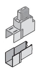 OZXB4K Клеммная крышка на один полюс для зажимов OZXB5, 6 (1уп.-3шт) ABB, 1SCA022199R2850