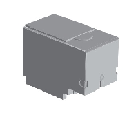 OTS800G1S/3 Клеммная крышка на три полюса короткая для OTE3,E3C 630..800 (3 шт) ABB, 1SCA022776R8190