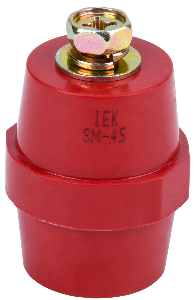 Изолятор SM45 (М8) силовой с болтом ИЭК, YIS11-45-14-B