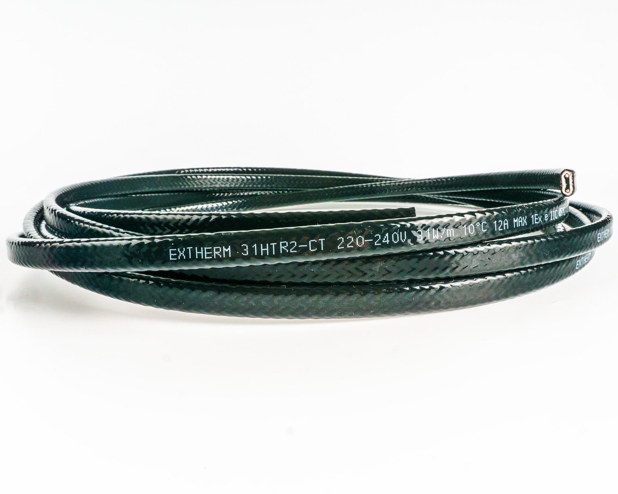 Extherm Extherm 25HXTR2-CR Саморегулирующийся нагревательный кабель промышленного применения (трубы, узлы, резервуары) 25 Вт/м, 16AWG, термопласт