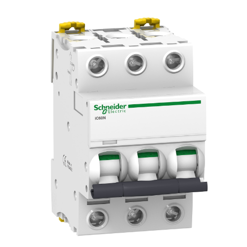 iC60N 3P 40А Автоматический выключатель 3-полюсный, 40А, 6кА (хар-ка C) Schneider Electric