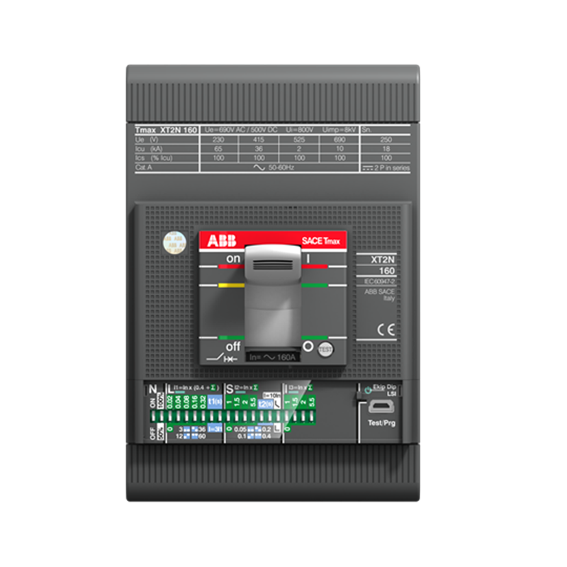 XT2N 160 Ekip Dip LIG 25A 3P F F Автоматический выключатель 3-полюсный, 25A, 36kA ABB, 1SDA100011R1