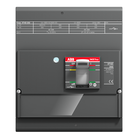 1SDA0 68213 R1 XT4D 250 4p F F Выключатель-разъединитель  ABB, 1SDA068213R1