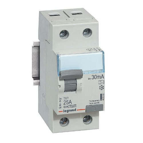 TX3 Блок утечки тока (УЗО) 2-полюсный 25A 30mA, тип АC Legrand