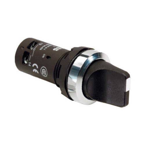 C3SS1-30B-20 Переключатель 3-х позиционный черный 2НО с фиксацией ABB, 1SFA619210R3026
