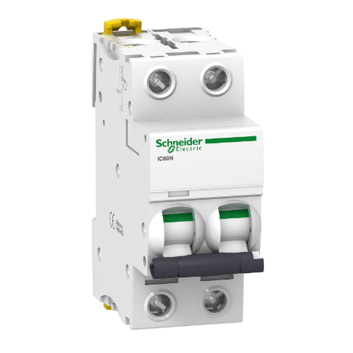 iC60N 2P 10А Автоматический выключатель 2-полюсный, 10А, 6кА (хар-ка B) Schneider Electric, A9F73210