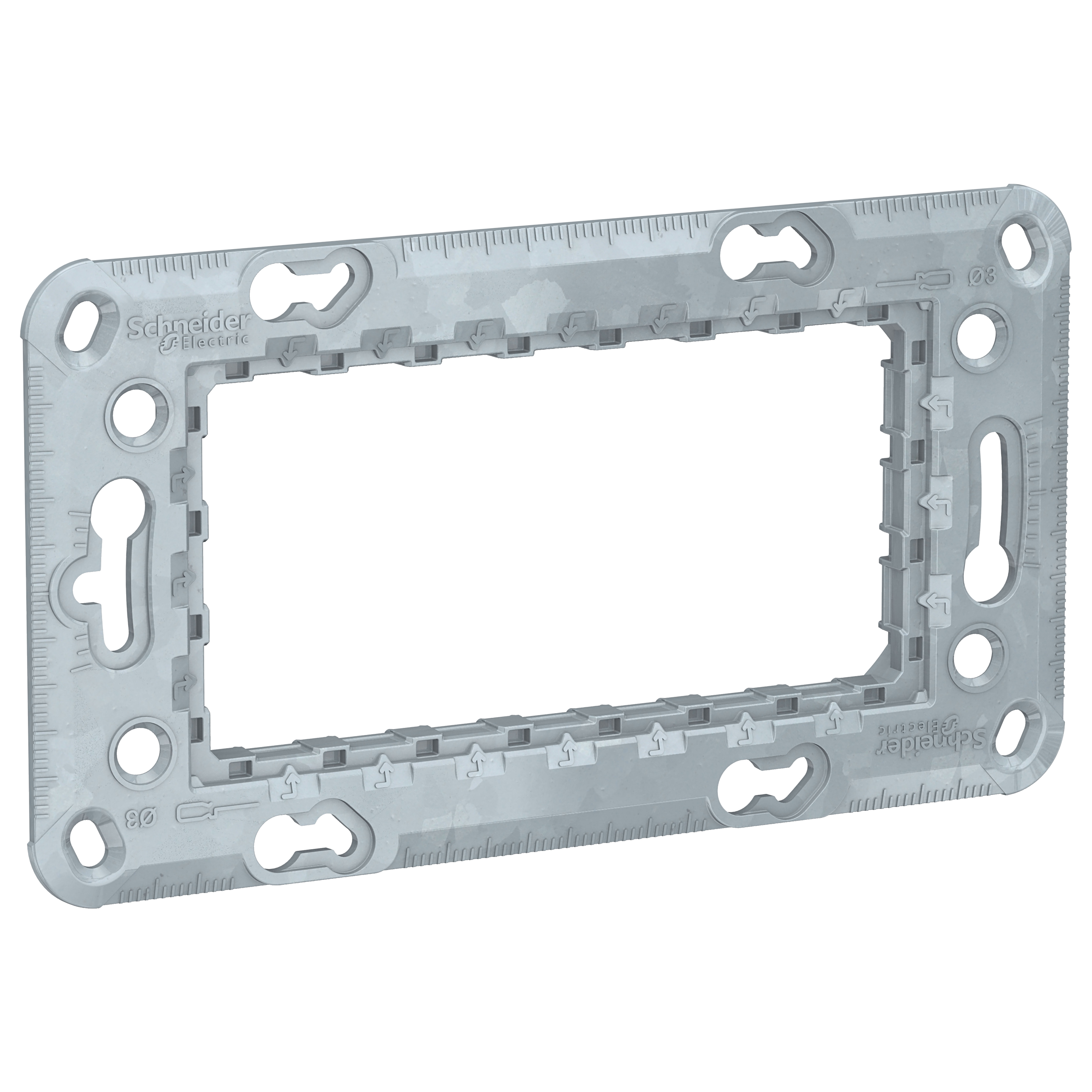 Суппорт Zamak 4 модуля Unica Modular Schneider Electric, NU7104