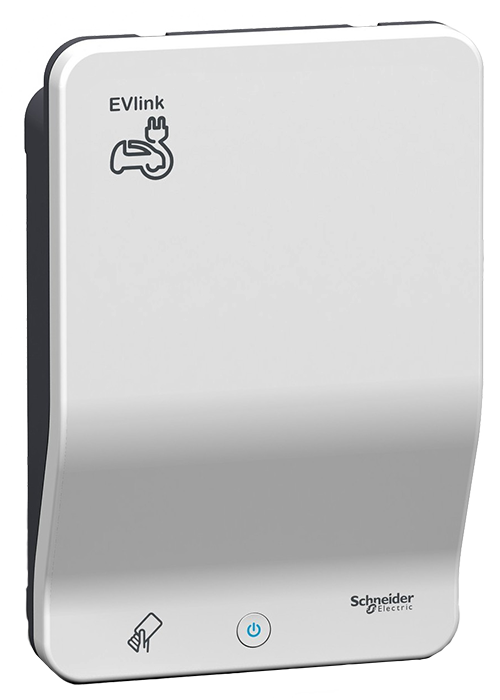 Зарядная станция для электромобилей, с авторизацией SMART WALLBOX 7/22kW розетка T2S+RFID Schneider Electric