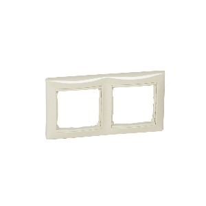 Рамка 2 поста горизонт. (слоновая кость) Valena  Legrand, 774352
